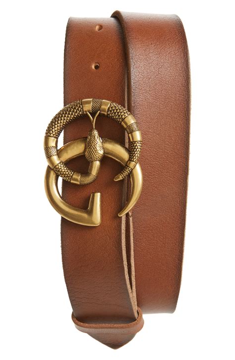 gucci men's snake buckle belt|Gucci belt snake buckle women's.